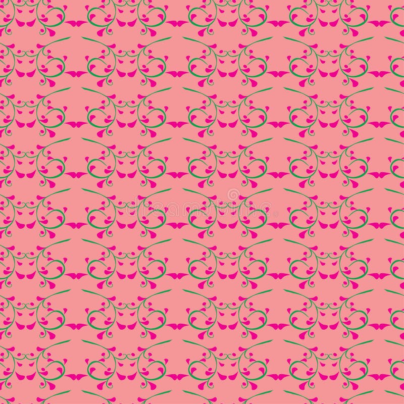 Papel de parede sem emenda do damasco ilustração royalty free Papel de parede sem emenda do damasco ilustração royalty free