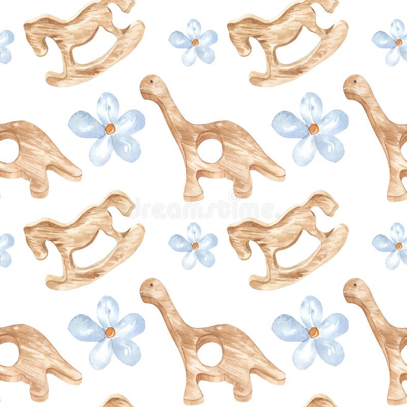 Papel de Parede Dinossauros Baby - Pérola Baby