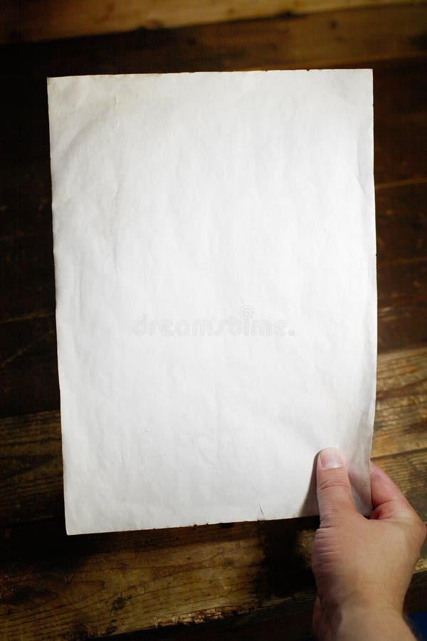 Papel em branco foto de stock royalty free Papel em branco foto de stock royalty free