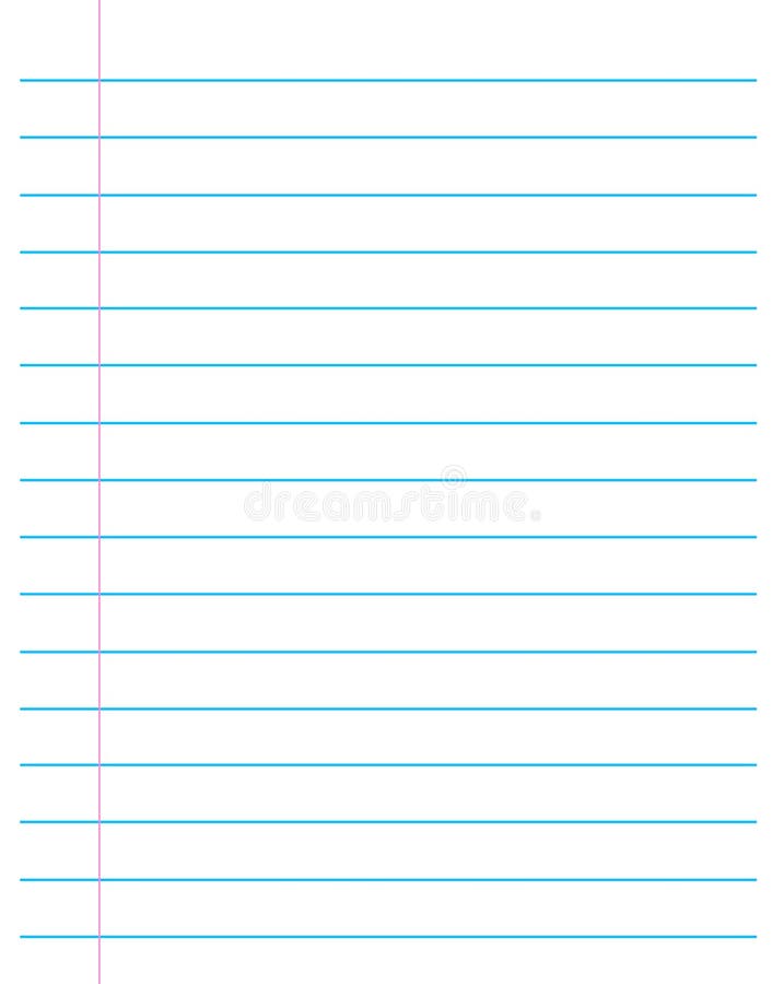 Hoja Alineada En Blanco Del Cuaderno (con Las Líneas Diagonales Y El