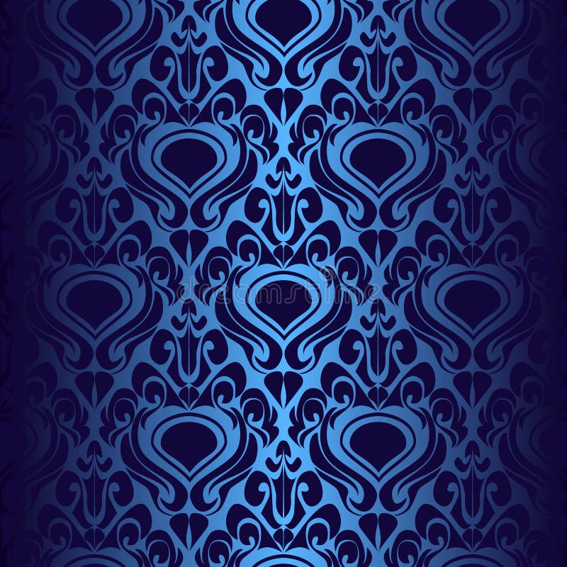 Papel pintado azul marino inconsútil. ilustración del vector Papel pintado azul marino inconsútil. ilustración del vector