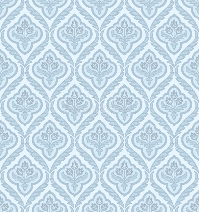 Papel pintado inconsútil del damasco stock de ilustración Papel pintado inconsútil del damasco stock de ilustración