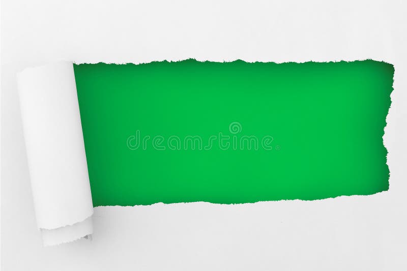 Papel rasgado con el espacio para su mensaje fotografía de archivo Papel rasgado con el espacio para su mensaje fotografía de archivo