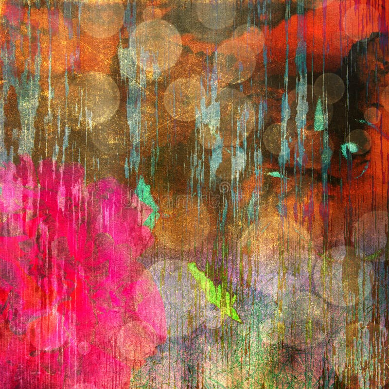 Papel grunge retro vintage ilustração stock