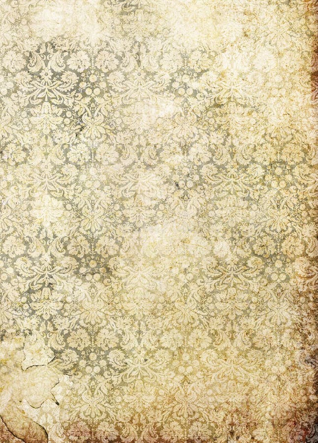 Papel grunge antigo com estilo vitoriano fotos de stock