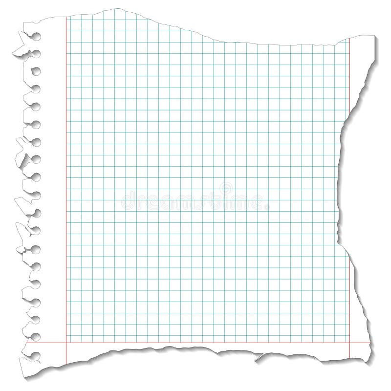 Squared paper stock vector. Illustration of school, gray 12126368