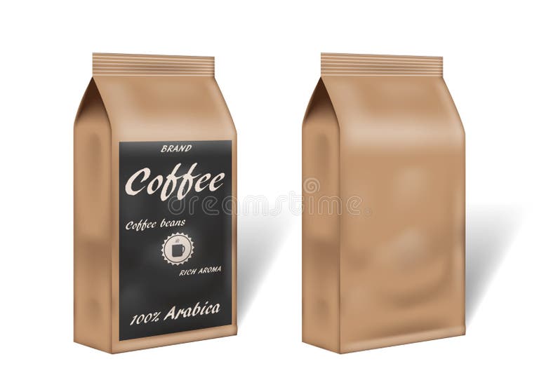 Coffee Package Template Stock Illustrations 13 460 Coffee Package