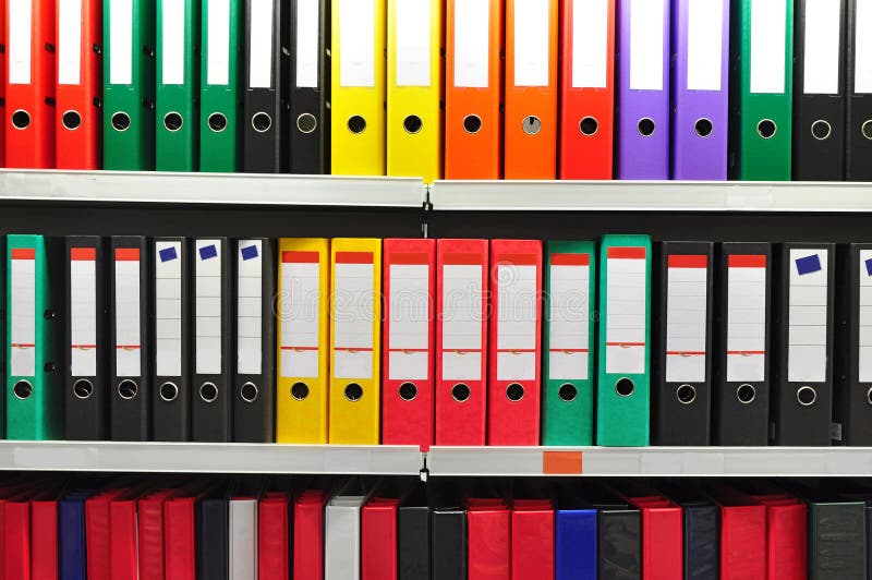 Paper archive folders royalty free stock photos Paper archive folders royalty free stock photos