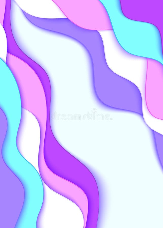 Paper art background stock vector. Illustration of lilac 114815713