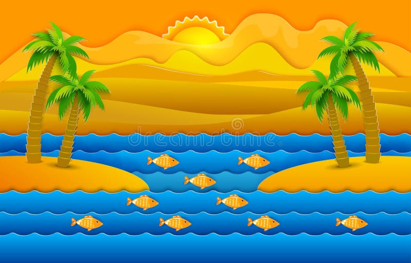Tropic nature background