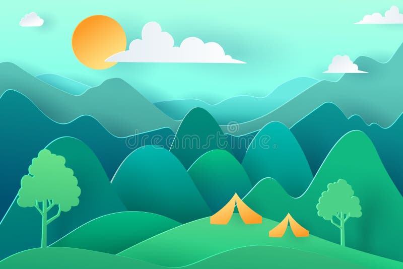 Summer Camping Background Stock Illustrations 23 781 Summer Camping Background Stock Illustrations Vectors Clipart Dreamstime
