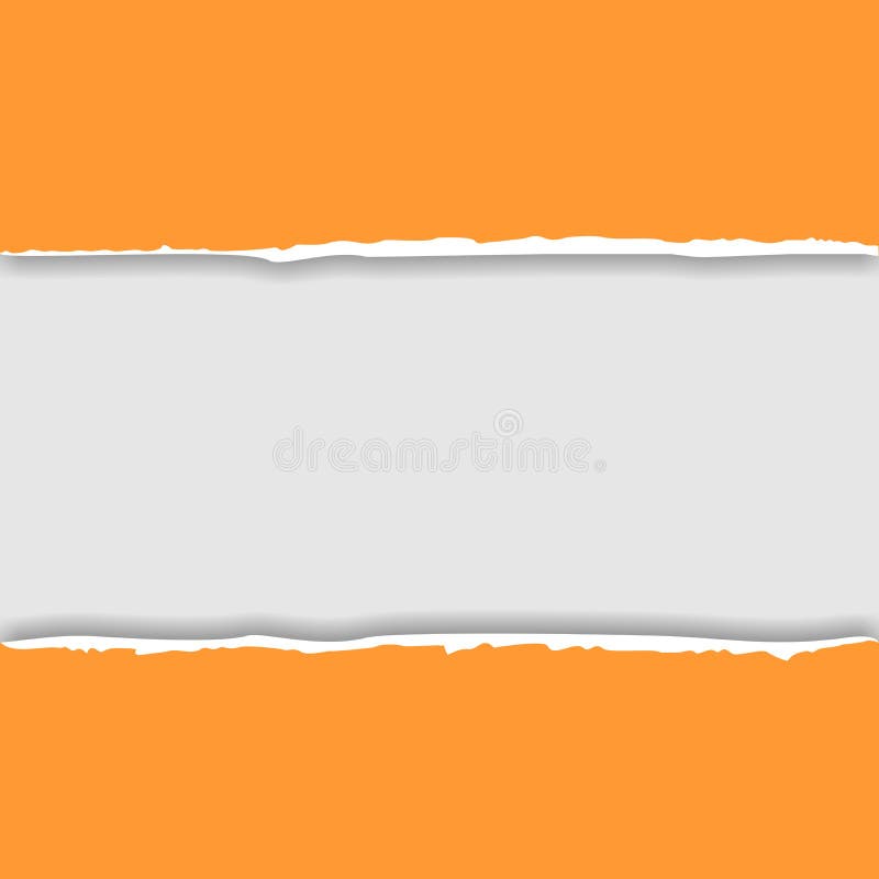 Paper Background, Ripped Paper Background, Slideshow, Title Stock  Illustration - Illustration of title, orange: 120265737