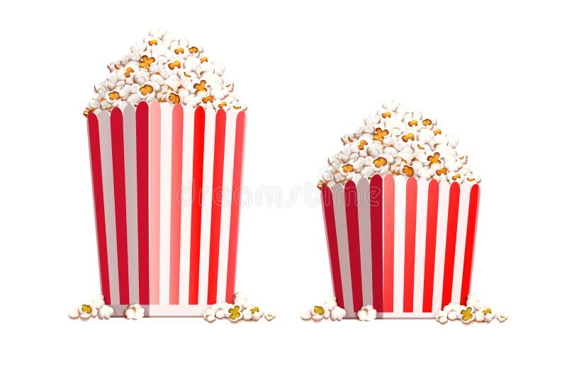 Download Paper Bag Full Of Popcorn Stock Vector Illustration Of Maize 29077299 Yellowimages Mockups