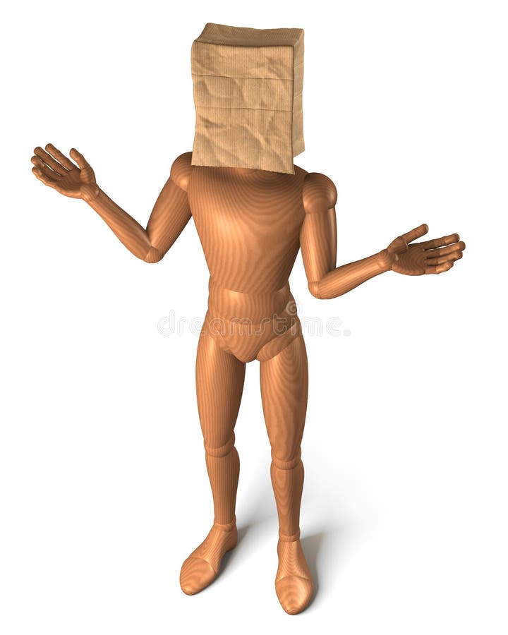 Paper Bag Head Stock Illustrations 1,069 Paper Bag Head Stock