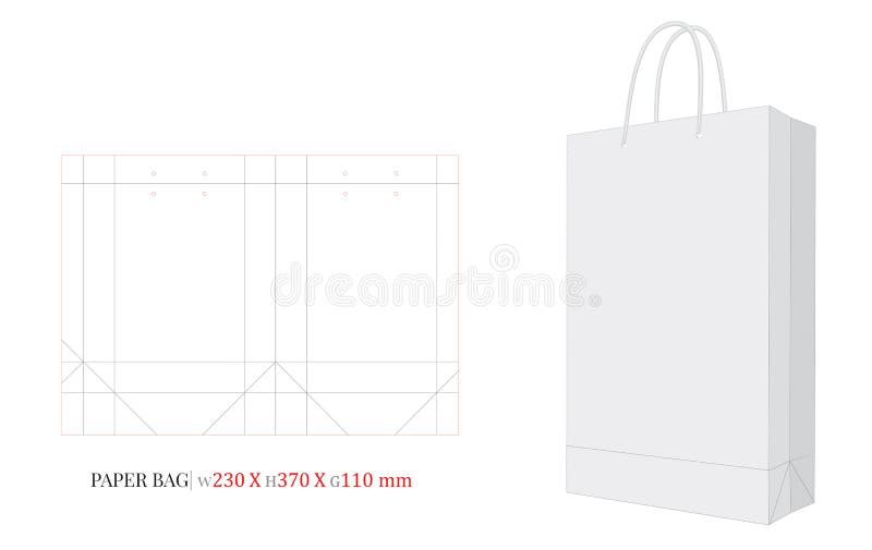 Digital】Grocery bag template, grocery paper bag, paper grocery bag, paper  sack, 8.5x11 - Shop JustGreatPrintables Graphic Templates - Pinkoi