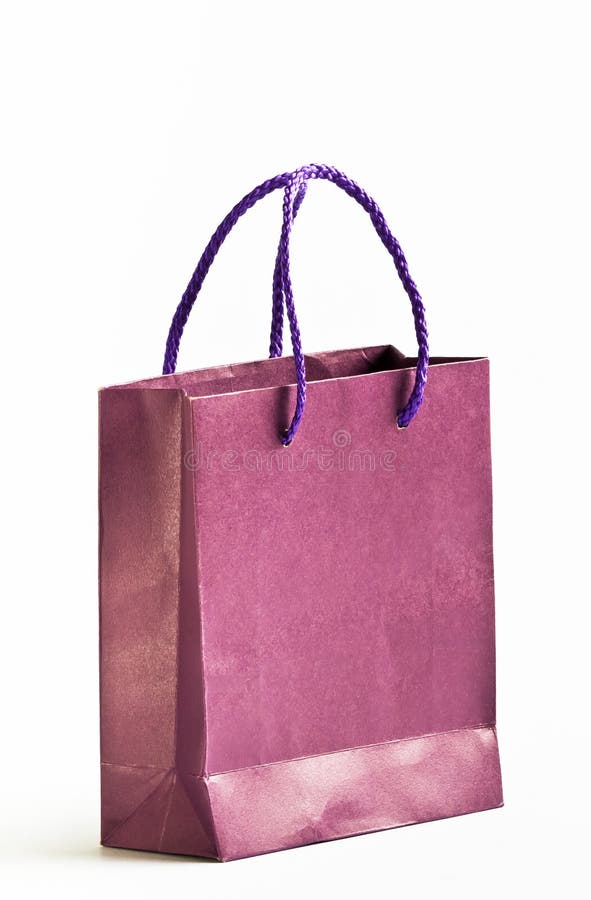 Paper bag for reuse. stock image. Image of carry, object 26635021