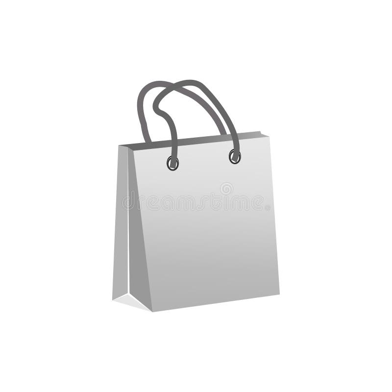 Paper Bag. Sale Label. Vector Illustration. Stock Image Stock Vector Illustration of branding