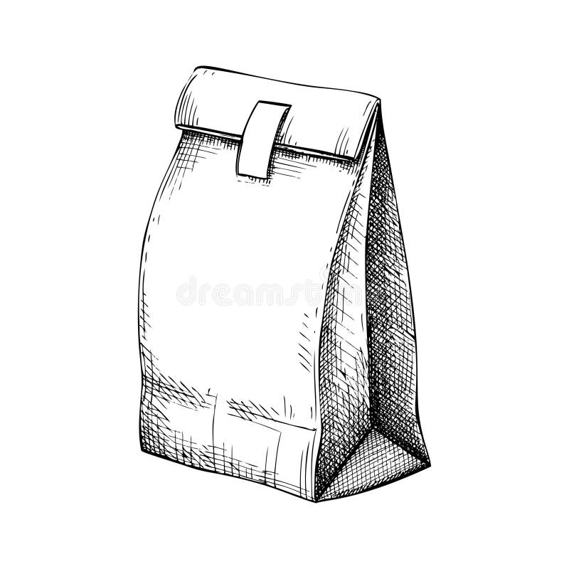 Retro Bag or Valise Isolated Object Sketch Handbag Stock Vector -  Illustration of drawing, pouch: 154516057