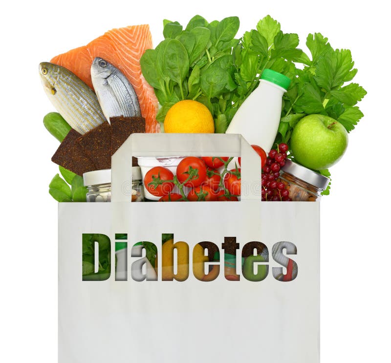 Paper bag with the word diabetes royalty free stock photos Paper bag with the word diabetes royalty free stock photos