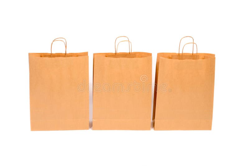 Paper bags stock image. Image of sack, handles, paper - 4761659