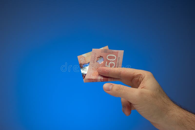 Canadian dollar bill 50 hi-res stock photography and images - Alamy