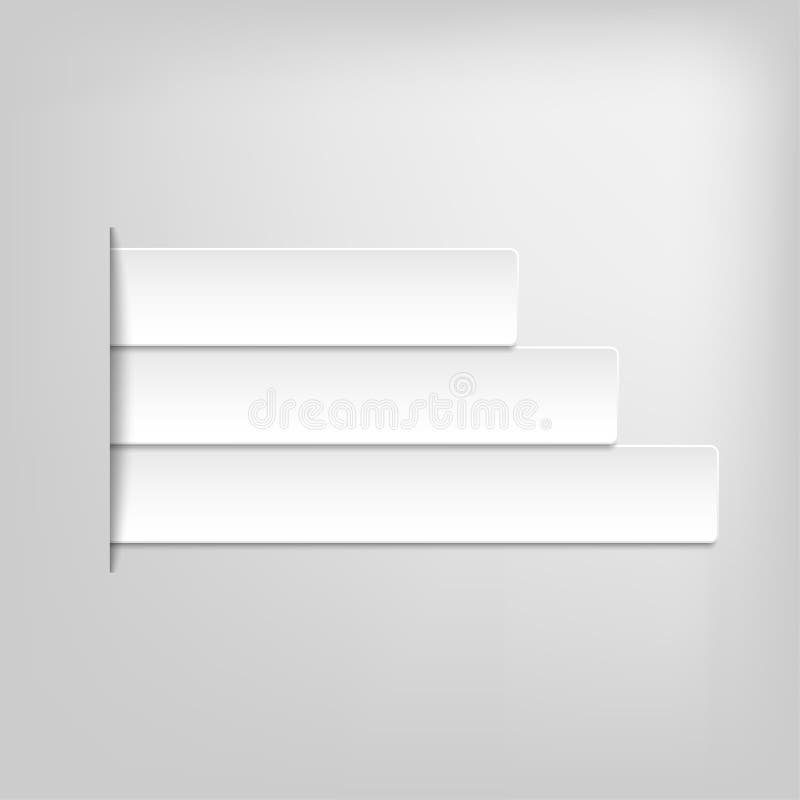 Paper Banner. Design Vector. Mockup. Rectangle. Stock Vector ...