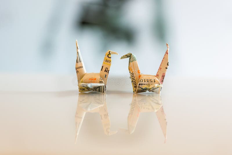 Paper bird stock image. Image of paper, newspaper, copy 64120027