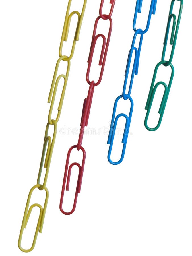 Paper clip chain