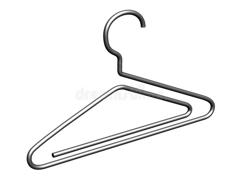 Paper Clip Hanger Stock Image Image 8028431