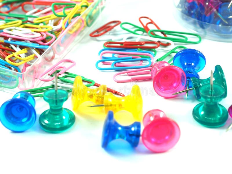 Paper clip label holder stock image. Image of education 106028575