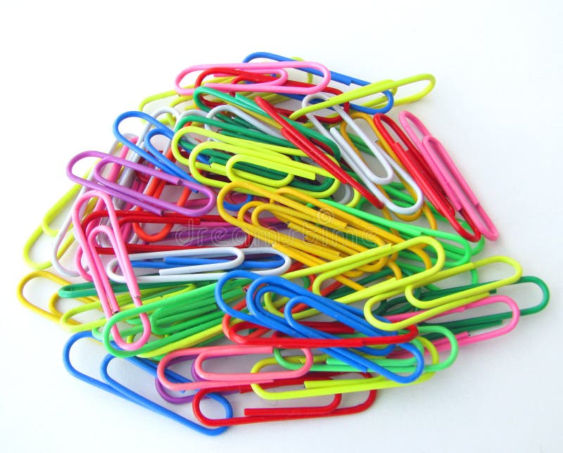 Paper Clips royalty free stock photos