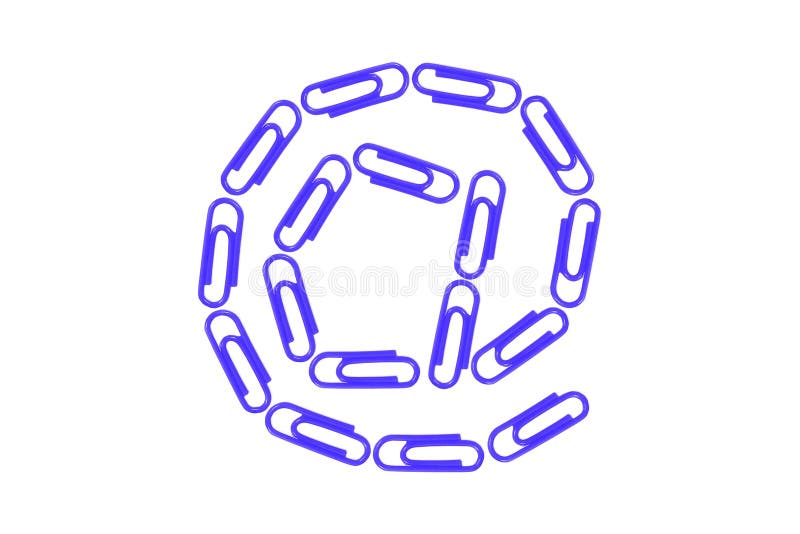 Paper Clips Heart stock image. Image of concept, passion 13298727