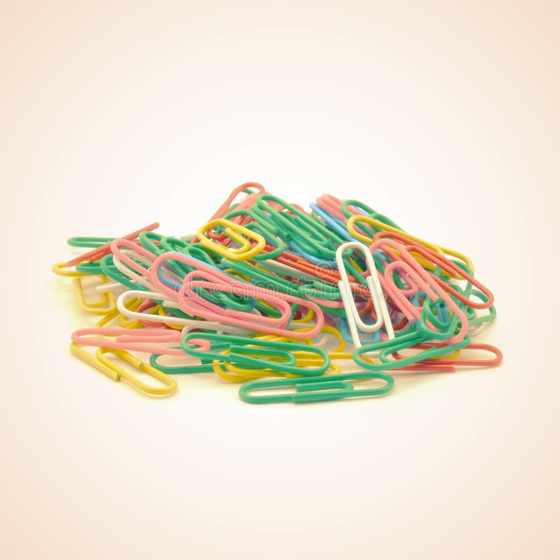 Paper clips stock image. Image of color, business, office 41152053