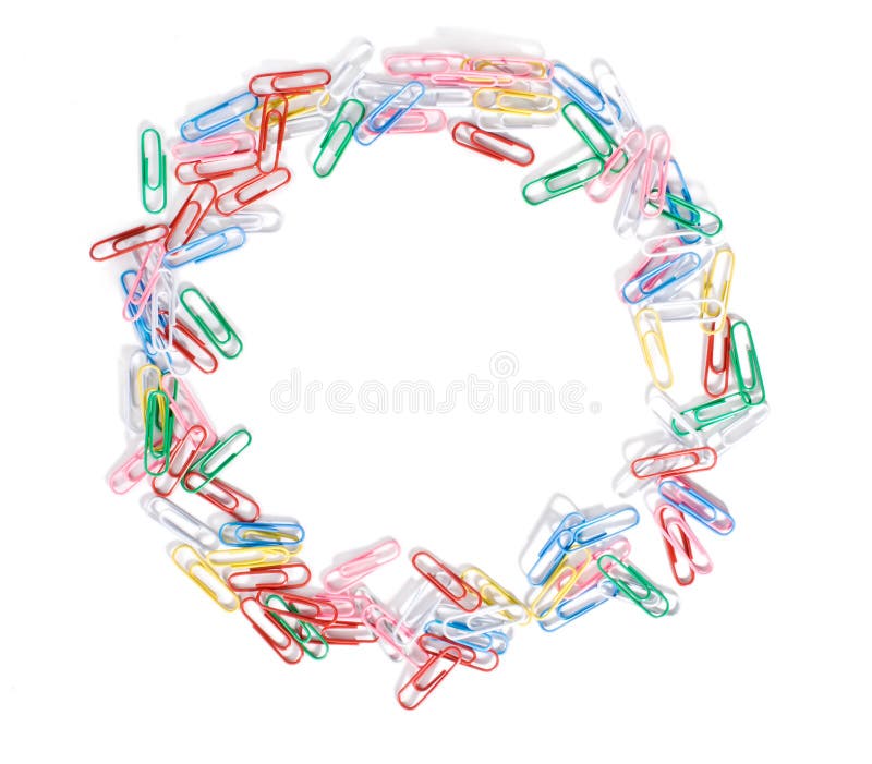 Paper clips ring stock photo. Image of holder, clip, clasp 7545278