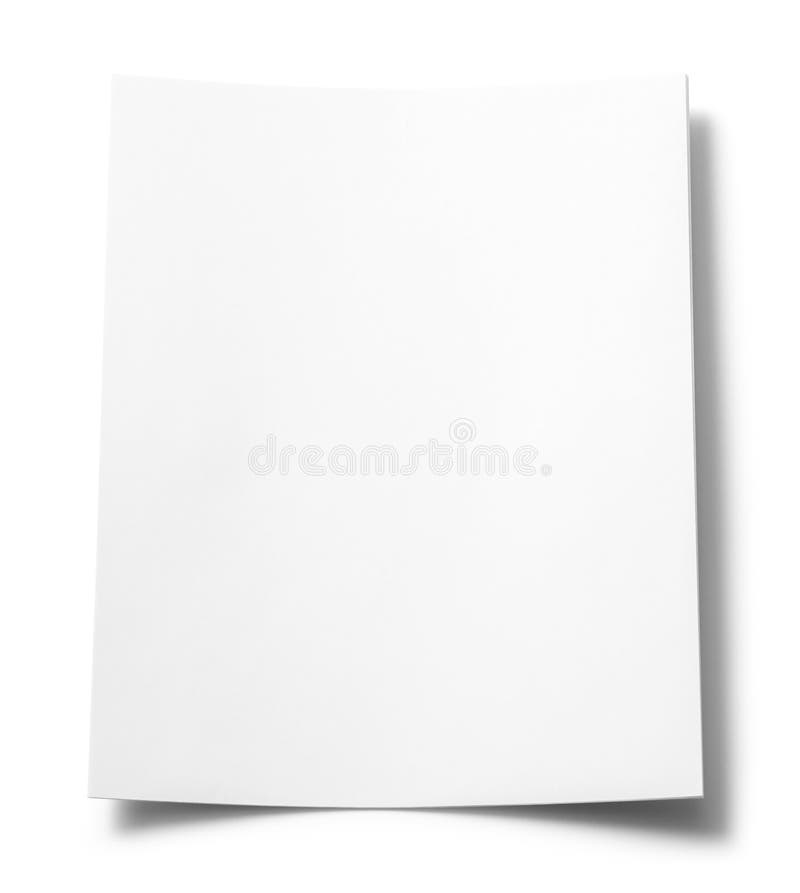 Royalty-Free photo: White and black printer paper