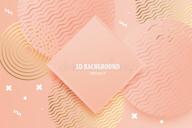 Paper Cut Abstract 3d Web Trendy Background Stock Vector Illustration Of Color Layer