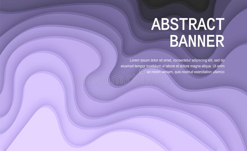 Abstract purple paper layers background Royalty Free Vector