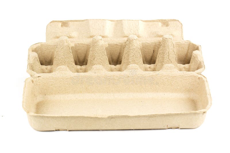 Paper Egg Tray stock image. Image of closeup, brown, container 46611961