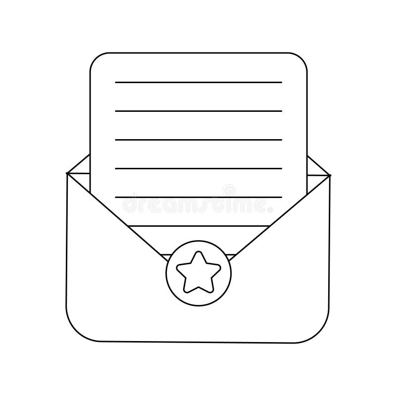 Envelope Stamp Coloring Stock Illustrations 51 Envelope Stamp Coloring Stock Illustrations