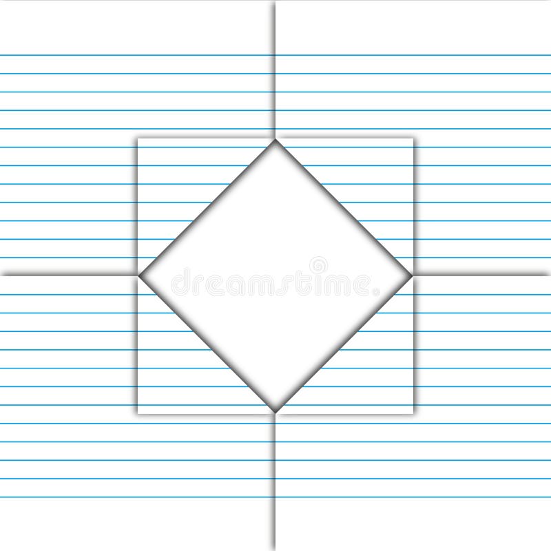 Paper fold and drill stock illustration. Illustration of clean 23270615