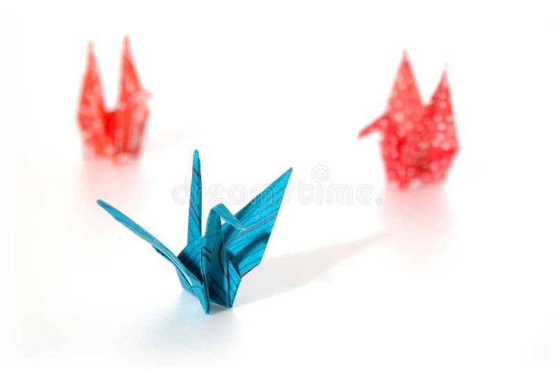 Paper folding royalty free stock photo