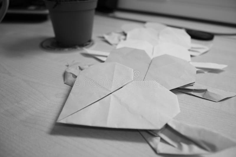 Paper folding royalty free stock photography