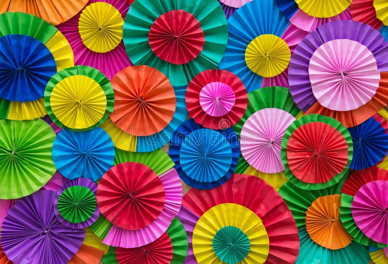 Paper folding multicolored abstract for background royalty free stock photos
