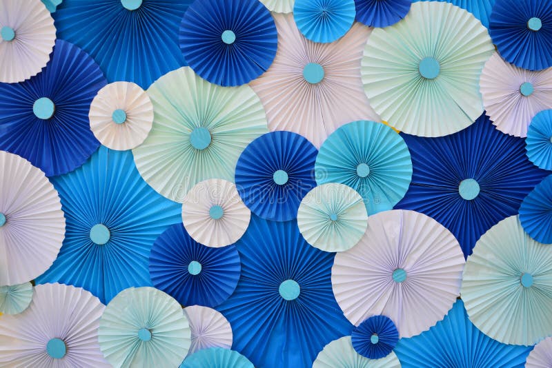 Paper folding multicolored stock images