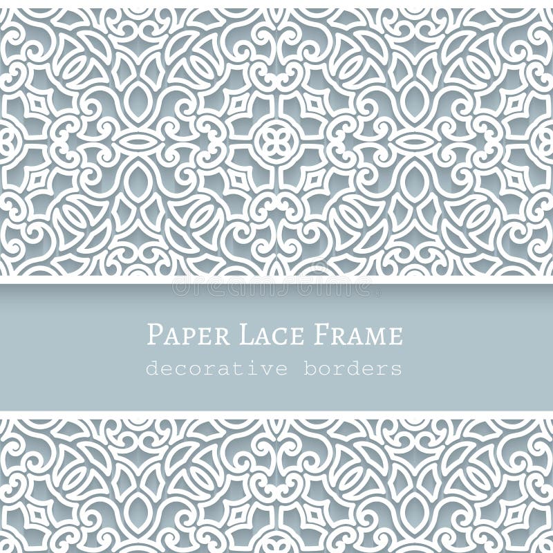 Lace Borders Paper Cut Stock Illustrations 462 Lace Borders Paper Cut