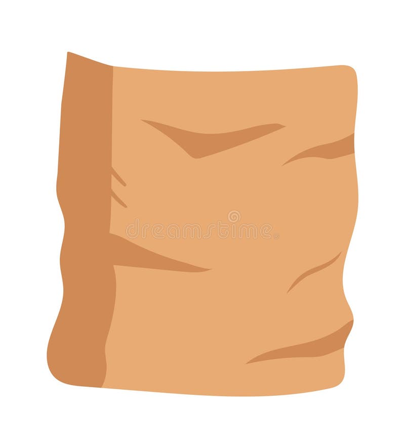 Paper Grocery Bag stock vector. Illustration of package 273900584