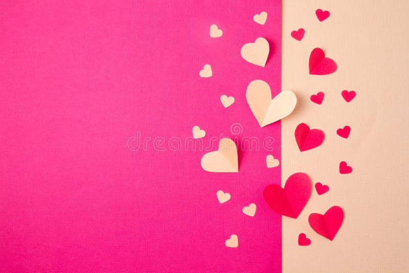 Paper hearts background. Love, Sainte Valentine, mother\'s day, birthday greeting cards, invitation, celebration concept royalty free stock photos Paper hearts background. Love, Sainte Valentine, mother\'s day, birthday greeting cards, invitation, celebration concept royalty free stock photos