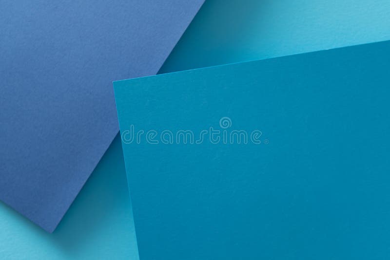 Paper layers abstract dimensional blue background stock images