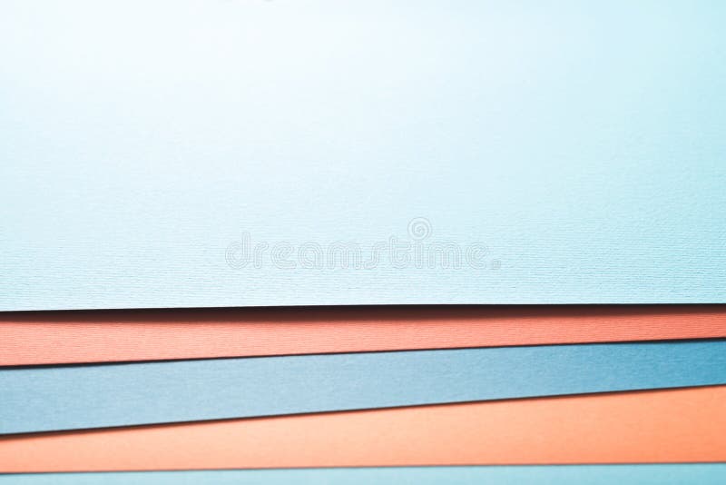 Paper layers abstract geometric background blue royalty free stock photography