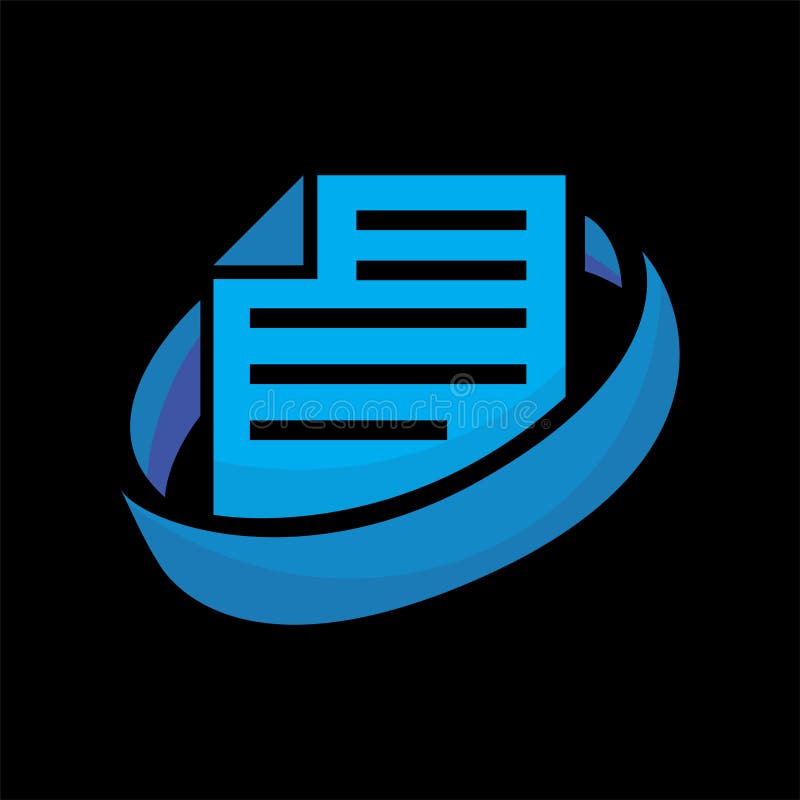 Paper Logo Vector Element. Paper Logo Template Stock Vector